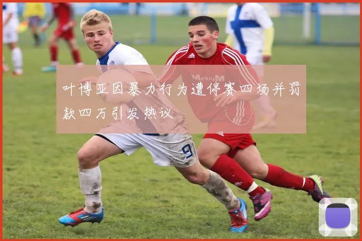 叶博亚因暴力行为遭停赛四场并罚款四万引发热议