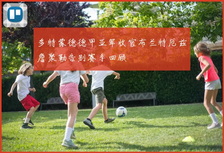 多特蒙德德甲亚军收官布兰特厄兹詹聚勒告别赛季回顾